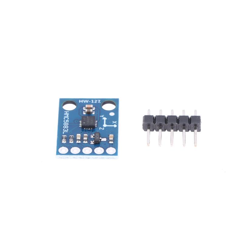 Gy-273 Qmc5883L Three-Axis Magnetic Field Sensor 3V-5V Electronic Compass Magnetometer Sensor Module For Arduino