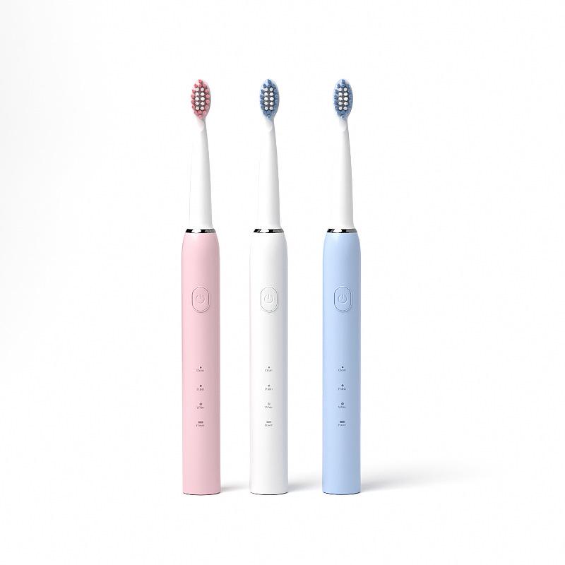 Adult Three-Speed Soft Bristle Sonic Electric Toothbrush with USB Charging