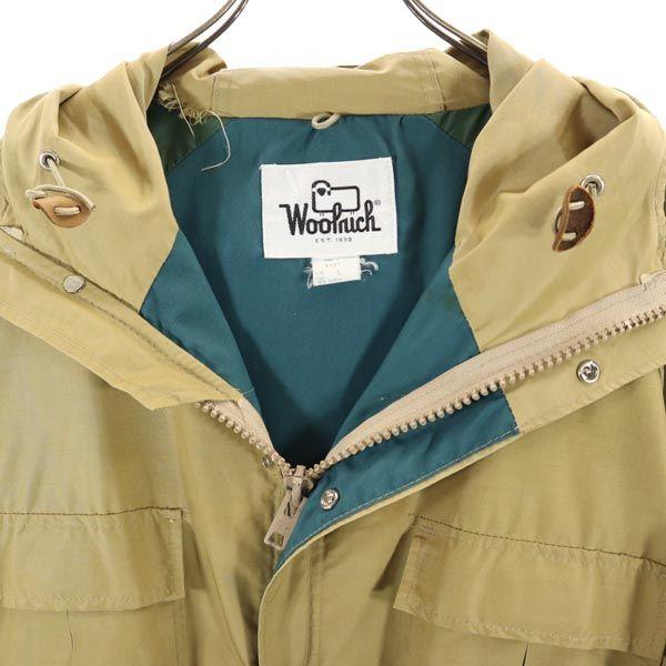 Woolrich 60s 70s Made In USA White Tag Vintage Mountain Parka L Beige Men's Used