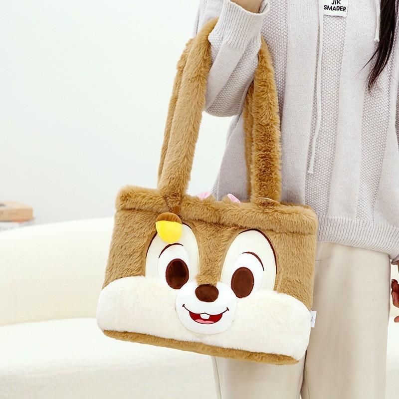 Chip Dale Plush Bags Squirrel Shoulder Daily Large Capacity Material Women Kid