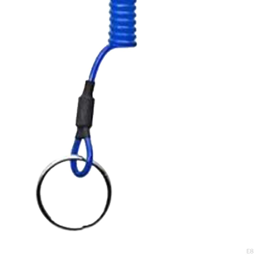 Durable Coiled Lanyard Keychain Set for Outdoor Adventures