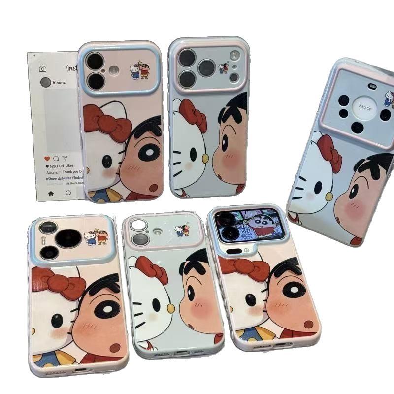 Cute Little New Application Apple 11promax Mobile Phone Case 11 Love Big Window 11 Cartoon 11 Trend 11 Female