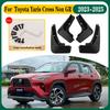 Zástěrky do auta Pro Toyota Yaris Cross Non GR 2024 2025 Ochrana proti stříkající vodě Blatníky Stříkací kryt Přední zadní blatníky Autopříslušenství