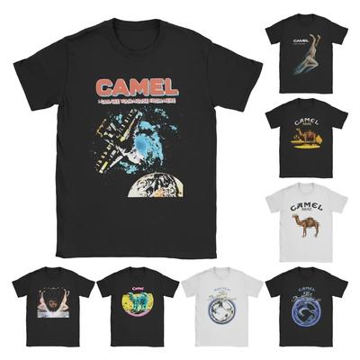 Camels Band Wear A Cape T Shirts Men's Cotton Vintage T-Shirt Crewneck Album Music Tee Shirt Short Sleeve Merchandise Plus Size