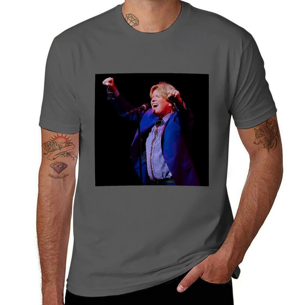 Herunisexs Hermits Starring Peter Noone Tour 2021 Tshirt Retro Style Print Casual Top