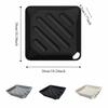 Durable Silicone Dish Drain Pad Square with Spout Sink Sponge Holder Heat Resistant Non-Slip Dish Rack Mat Cooking