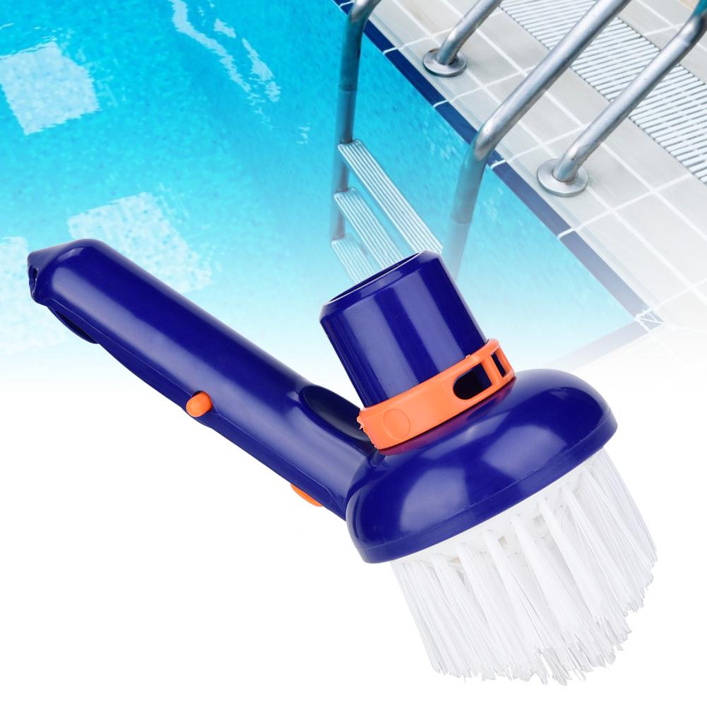 Swimming Pool Step & Corner Vacuum Brush Spas Hot Tubs Cleaning Brushes with Fine Bristles