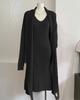 2026 New Elegant Knit Two-Piece Set Solid V-Neck Pullover Dress with Cardigan Sweater for Women