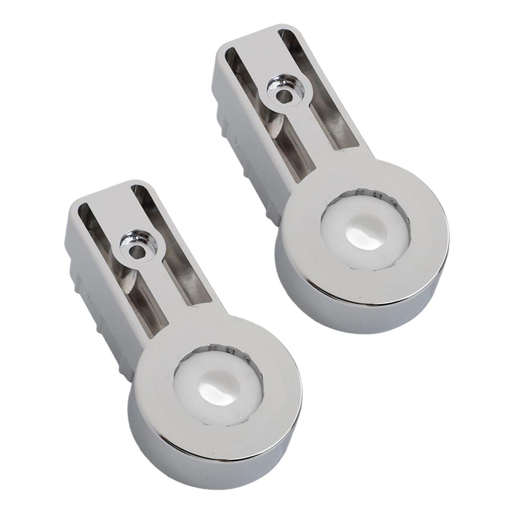 Koupelnové závěsné držáky pro sprchové zástěny Vyrobeno z robustního ABS materiálu Chromované pro větší styl a podporu