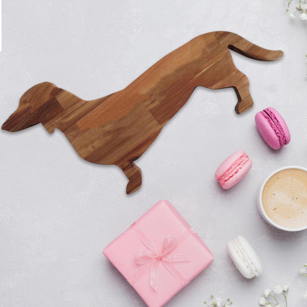 Dachshund Dinner Plate Wooden Decorative Tray Dachshund Dinner Plate Wooden Decorative Tray