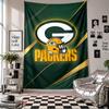 Green Bay Packers Wall Tapestry Home Decor Wall Hanging Cloth for Bedroom Living Room Background