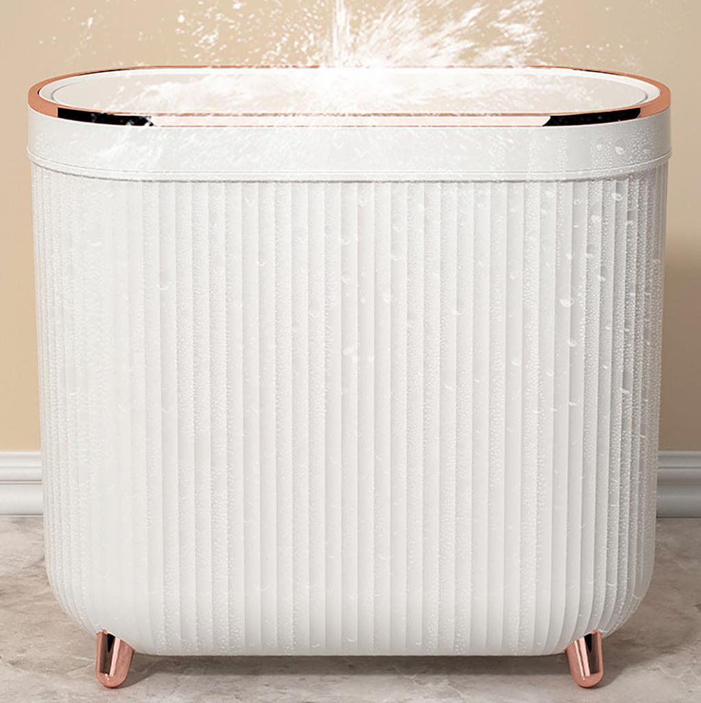 Intelligent Sensing Garbage Household Toilet Toilet Light With Lid Narrow Basket Slit Toilet