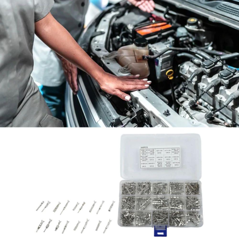 290 Stück Crimp-Pins 1/1,5/1,8/2,2/2,8/3,5mm Elektrischer Steckverbinder-Pin Nicht-isolierter Stecker Crimp-Pins