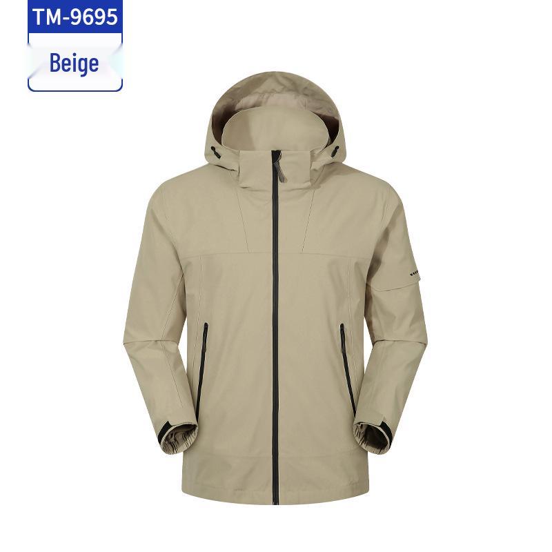 Winter Team Building 3-in-1 Hooded Jacket with Sealing Glue and Custom Couple Team Shirt Windbreaker