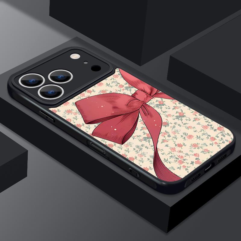 Colorful Bowknots Pattern Case For iPhone 17 Pro Max Funda iPhone 16 15 14 13 Pro Max Rugged Bumper Magnetic For Magsafe Shockproof Cover