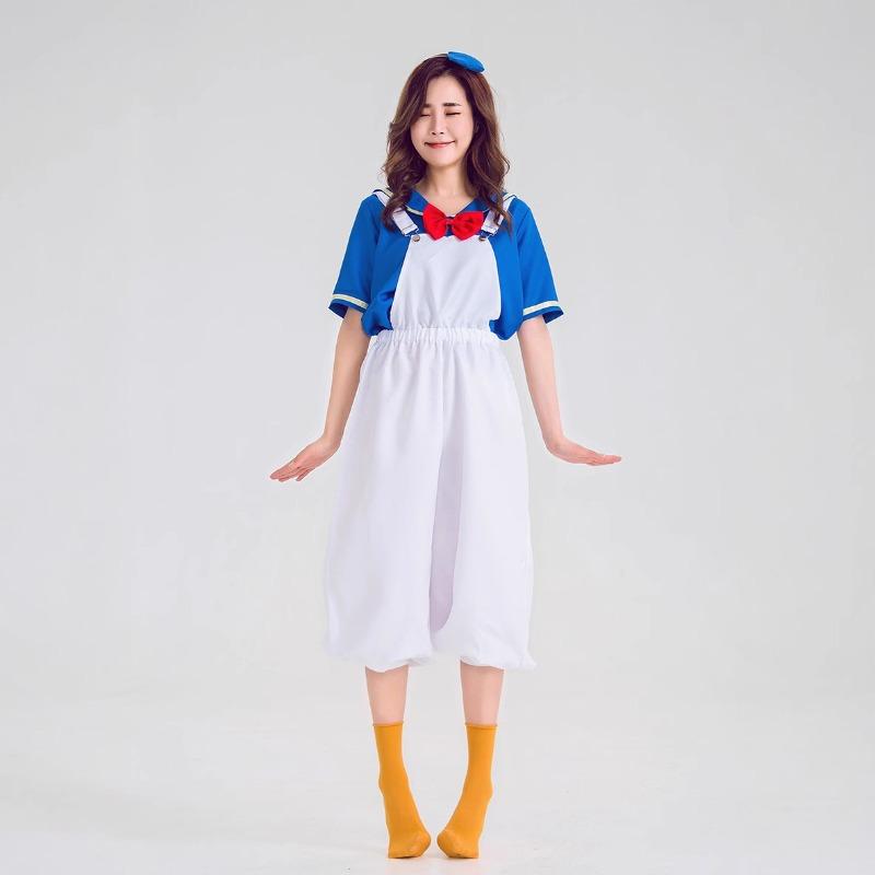 New Adult Children's Cute Duck Sailor Suit Navy Style Duck Cartoon Anime Characters
