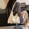 Casual large-capacity bag women's 2025 new fashion commuter double shoulder back bag multi-purpose single shoulder messenger tote bag