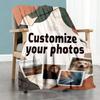Customize Photo Customize Image Blanket Multi-purpose Customizable Blanket Durable Comfort Throw For Seaside Picnics Sofa Office Chair