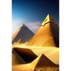 Egyptian Pyramid Temple Sphinx Prints Poster Canvas HD Painting Modern Wall Art Pictures For Living Room Bedroom Home Decoration