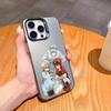 Manga C-Cells at Work Phone Case For iPhone17,16,15,14,13,12,11 Plus,Pro Max Candy Silver Plated Inside Cover