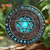 Metal Wall Art Decor 2D Symbol Durable Signage Home Kitchen Restaurant Hotel Office