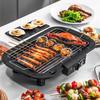 Indoor Smokeless Electric Skewer Grill - Multi-functional Barbecue Oven and Grill Pan