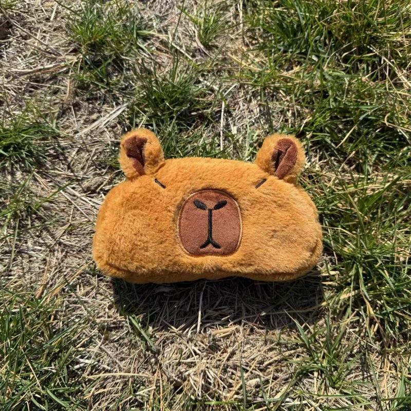 Internet celebrity kapibara plush pencil bag capybara stationery bag student cartoon stationery box large capacity stationery storage bag