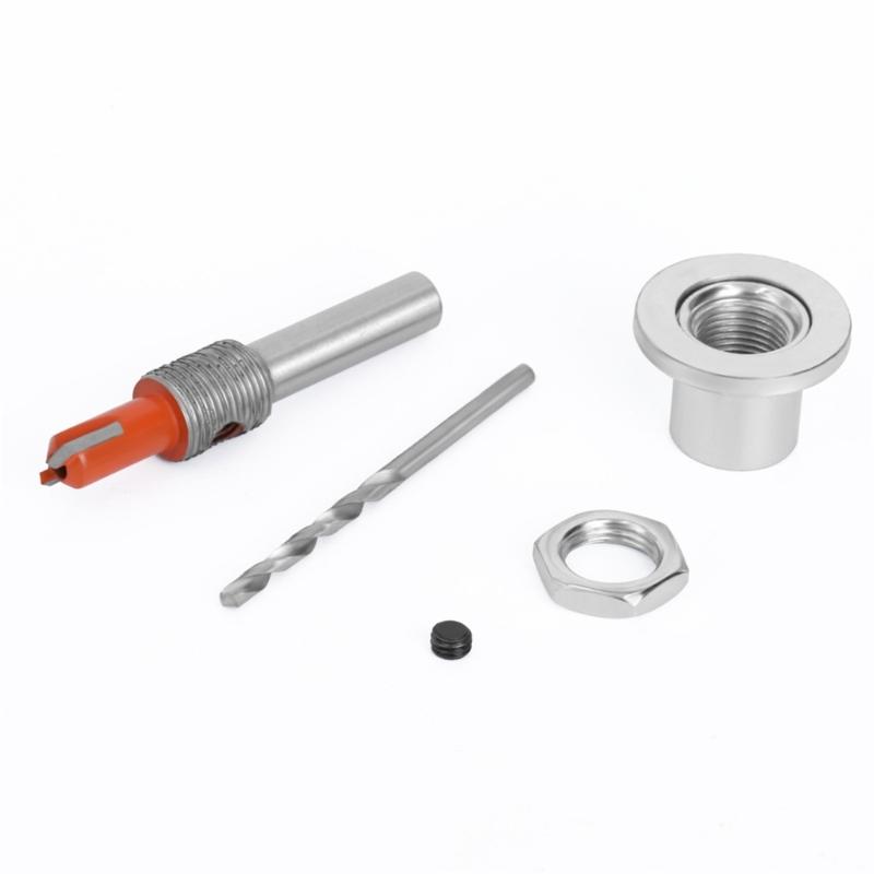 5Pcs Multifunction Limit Taper Hole Round Shank Countersink Drill Bit with Adjustable Depth Stop for Precise Woodworking