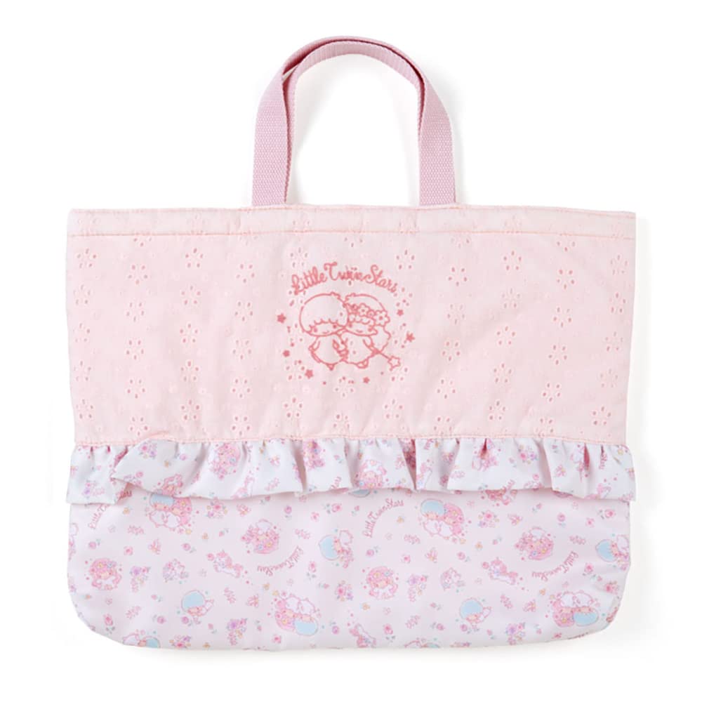 Sanrio Little Twin Stars Tote Bag (Flower Frill) 270741