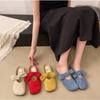 Dámské Baleríny Pantofle Semišové Módní Muly Boty Nové Slingback Sandály 2025Letní Ležérní Muly Žena Skluzavky Zapatos Mujer Mokasíny