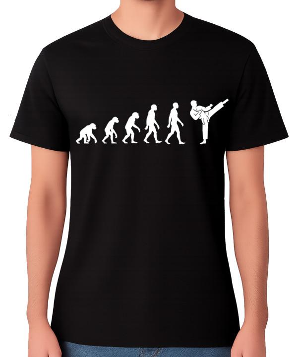 

Karate Martial Arts Evolution Unisex T-Shirt Funny Fitness Training Graphic Tee S разноцветный