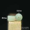 Natural Hetian Jade Spacer Beads for DIY Bracelet Accessories and Ornaments A10