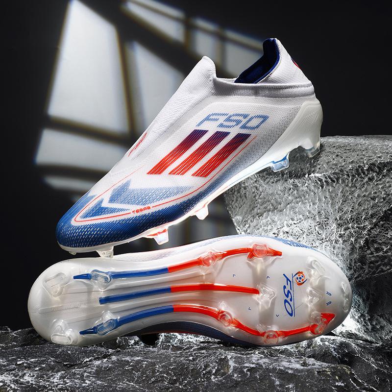 F50 + broken T-nail with shoelaces men's youth boots new football shoes Fujian Foreign Trade One piece 2025
