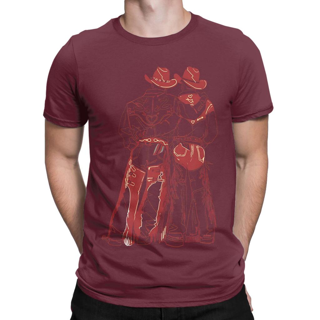 Cowboys Novelty 100 Cotton TShirt Red Dead Redemption Tees Tops For Unisex