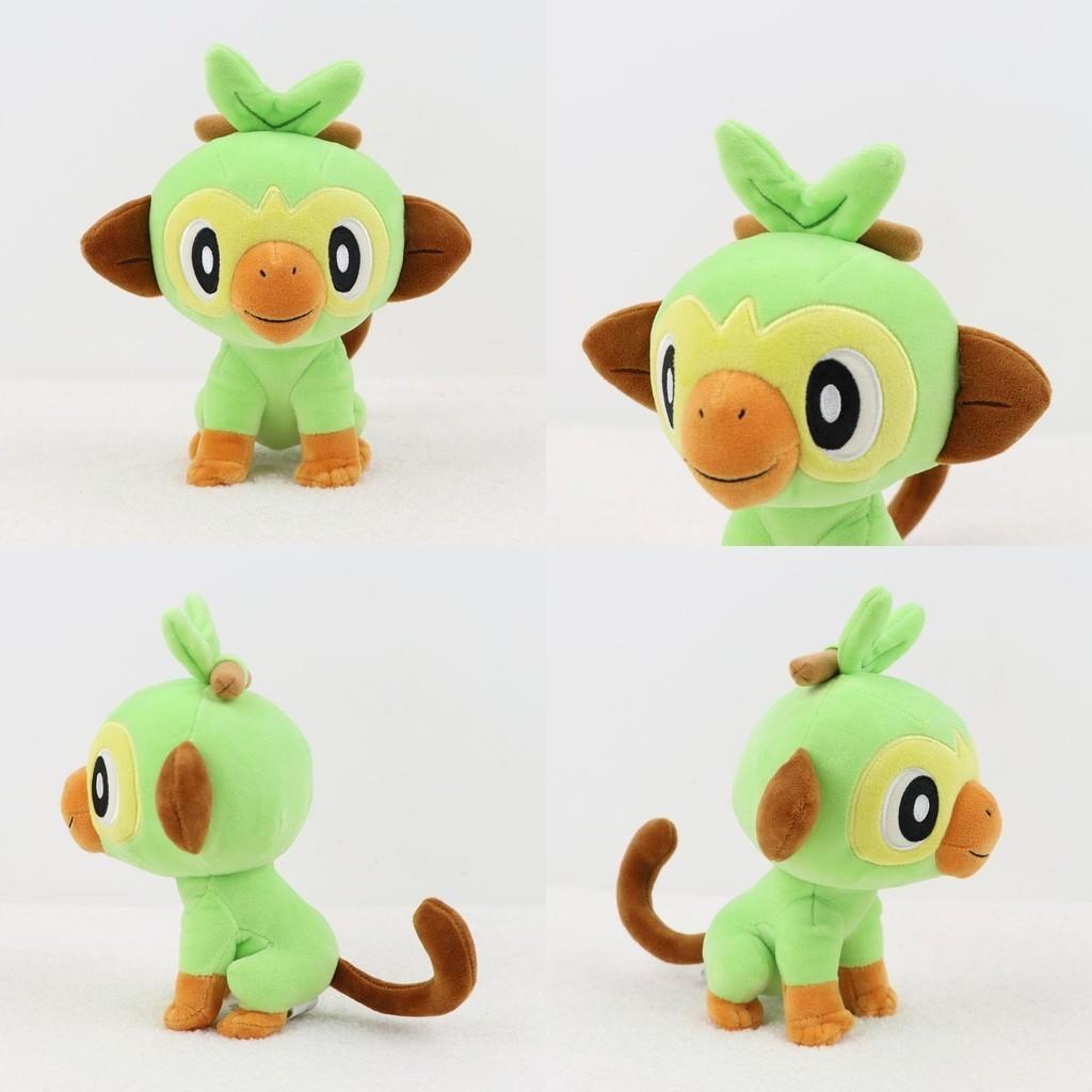 Entzückendes 7,8 Zoll Pokemon Grookey Plüschtier Weiche Stoffaffe Puppe