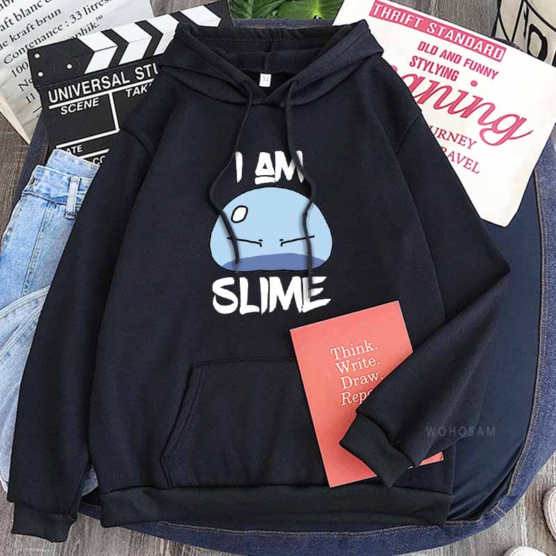 

That Time I Got Reincarnated As A Slime Hoody Sweatshirt Women/Men Harajuku Kawaii Rimuru Tempest Loose Casual Oversized Hoodies 3XL