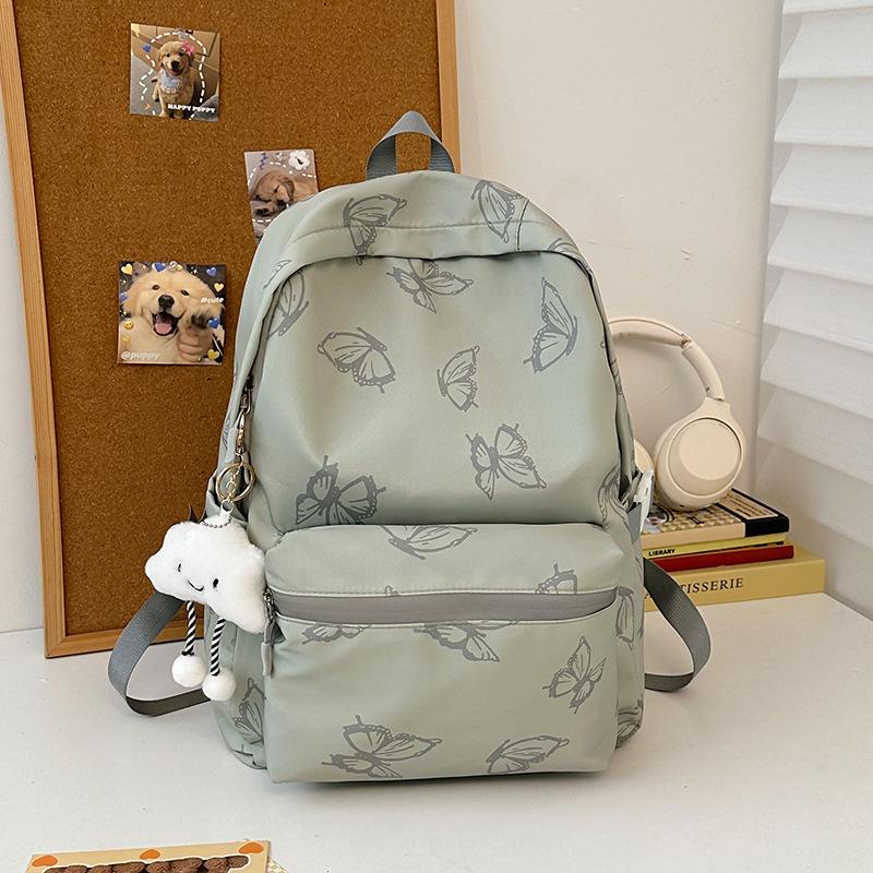 Schulrucksack Neuer Schmetterling Große Kapazität Modischer Rucksack Lässiger Vielseitiger Rucksack für Männer und Frauen High-School-Schüler Campus-Schüler-Tasche Großhandel