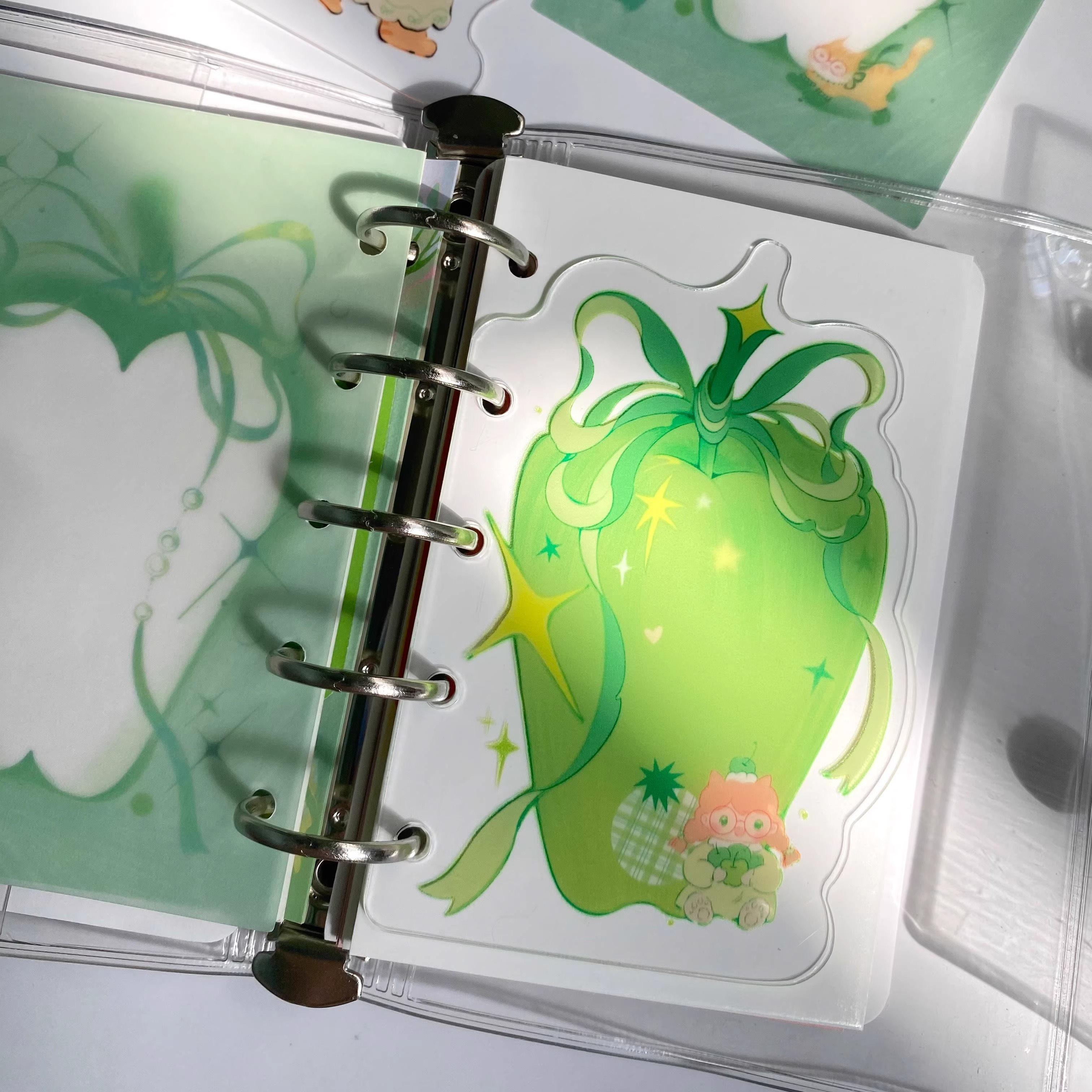 

1pcs Separators Acrylic Separators Apple Theme Green Apple Separators