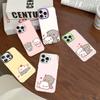 Cartoon Cute Cats Phone Case For iPhone 17 16 15 14 11 12 13 Pro Max Plus Pro Colored Silver Cover
