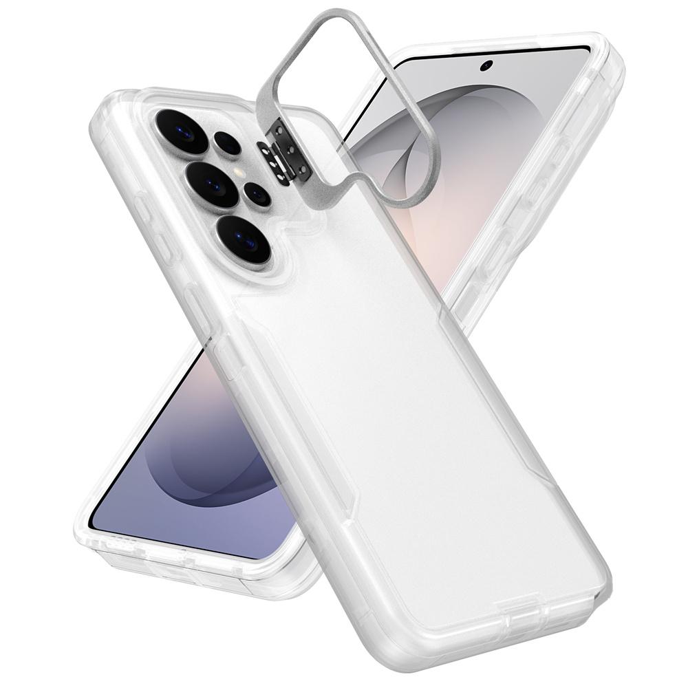 Shockproof Armor Flip Lens Stand Phone Case For Samsung S26 S25 Ultra S24 Plus S23 FE A57 A56 A55 A37 A36 A35 A07 A06 A05S Cover