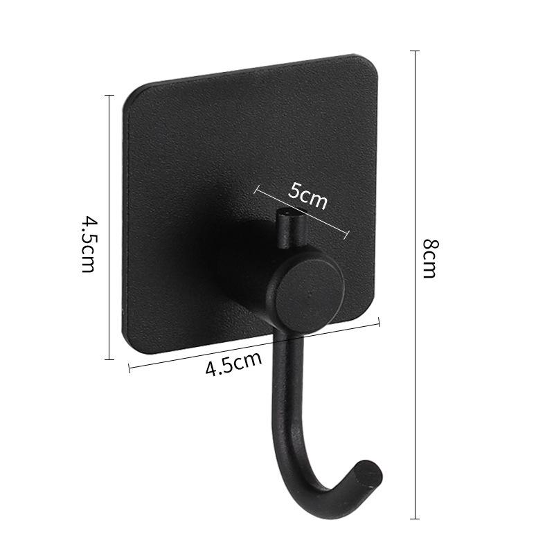 Adhesive Wall Hooks Towel Key Cloth Coat Rack Door Bathroom Robe Hanger Kitchen Bag Sticky Hook Organizer For Hanging Hat