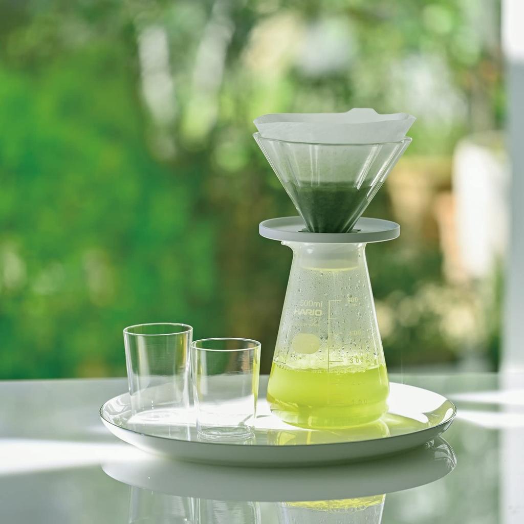 HARIO Chacha Dripper Bouquet, 1-4 Cups, White, CDB-02-W