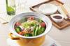 Yoshikawa Steamer Plate for Pots (20-22cm pot compatible), Made in Japan, Stainless Steel, Easy Steaming by Placing it on Top of a Pot, YJ2302
