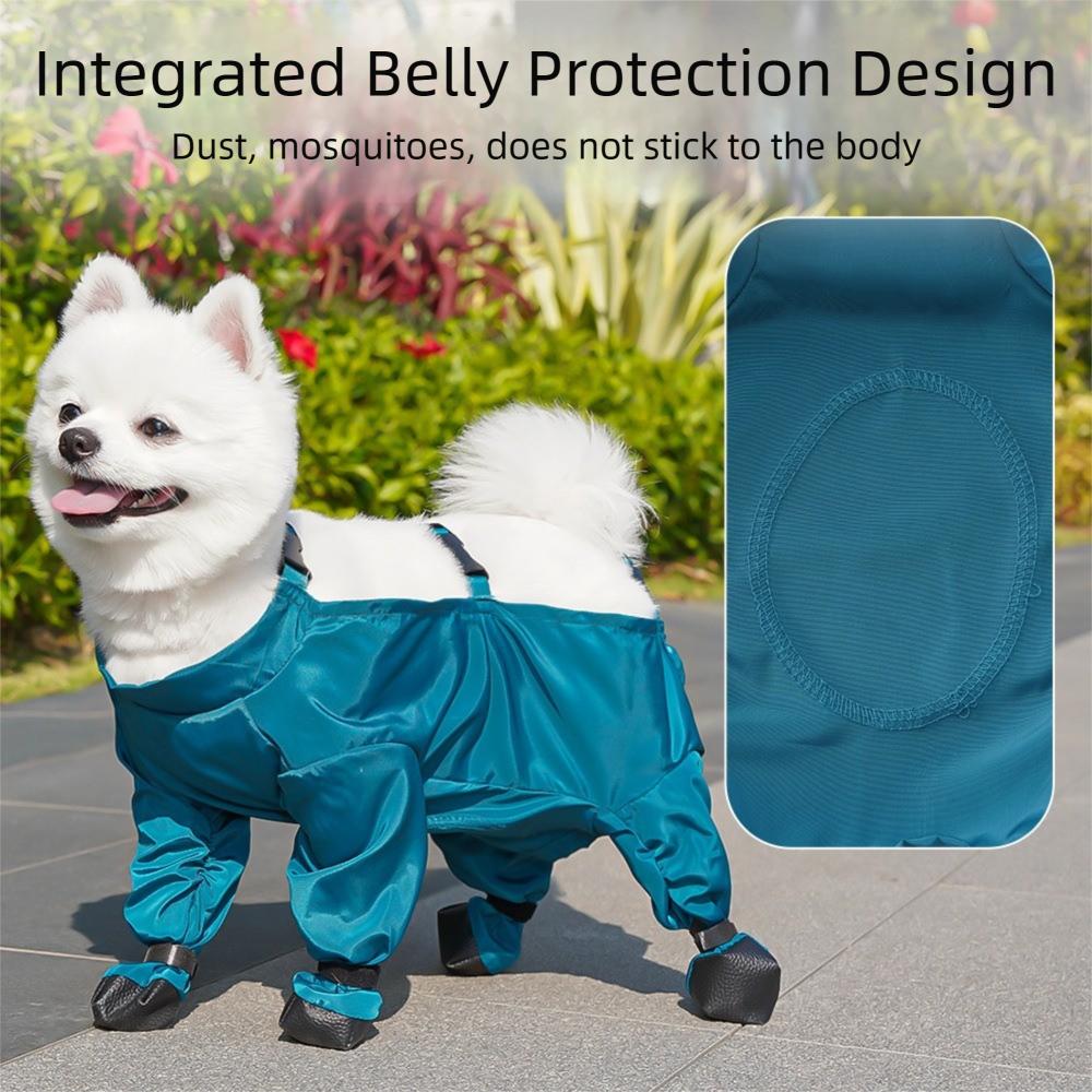 Breathable Puppy Paw Boots Anti-Slip Dog Paw Protectors Pet Leggings Suit  for Small Medium Dogs