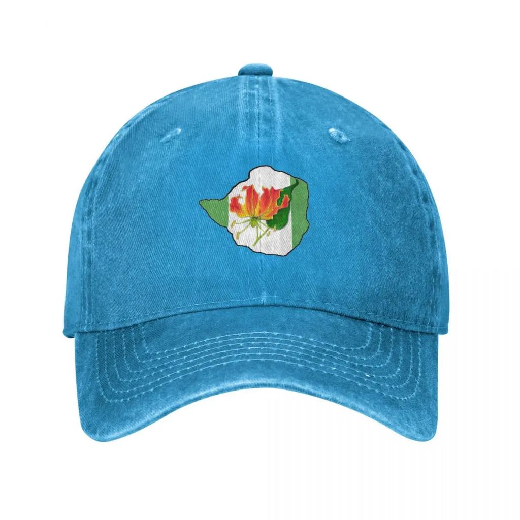 Flame Lily of Rhodesia Baseball Cap Funny hats Trucker Hat fashionable hard hat Baseball For Unisex Womens