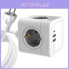 Power Cube Allocacoc Original Power Socket 4 Outlets 2 Usb Ports Adapter Plug Eu