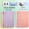 B5 Hand-Friendly Loose-Leaf A4 Junior Notebook with A5 Detachable Coil for Students