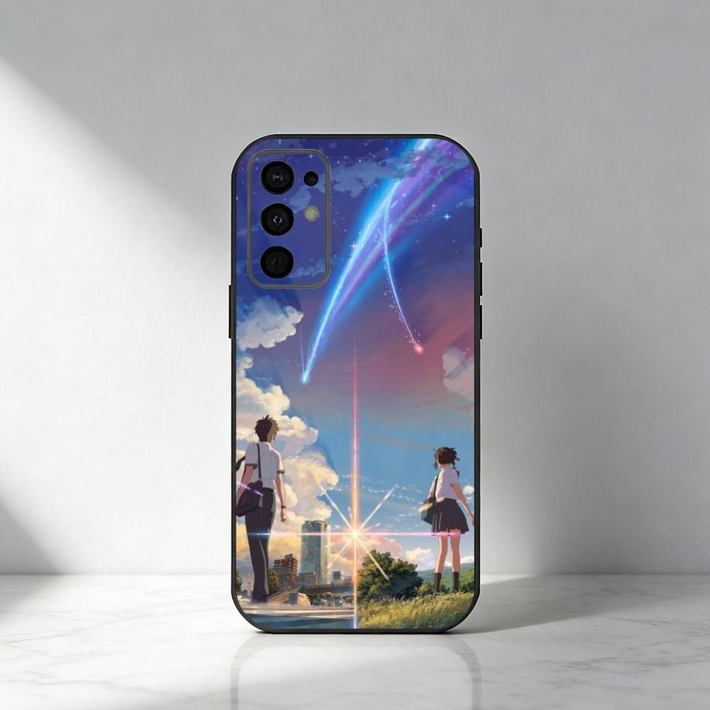 Anima Film Y-Your Name Couple  Phone Case For Samsung S25,S24,S21,S22,S23,S30,Ultra,S20,Plus,Fe,Note,5G Black Cover