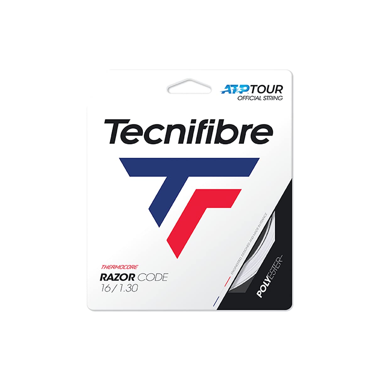 Теннисная струна Tecnifibre RAZOR CODE 1.30мм TFSG403 белый