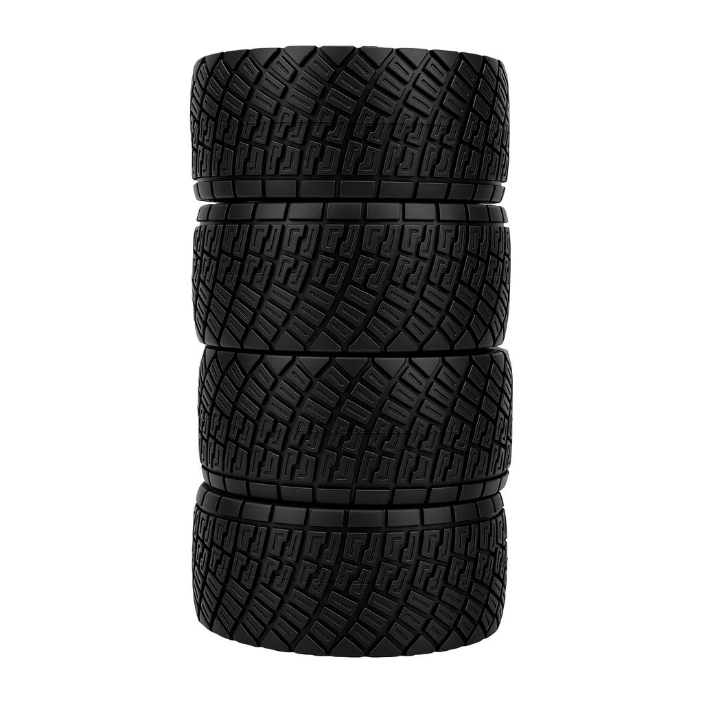 4pcs 80mm RC Tires All Terrain RC Crawler Wheels Tires Set Upgrade Parts Anti Slip Easy To Install